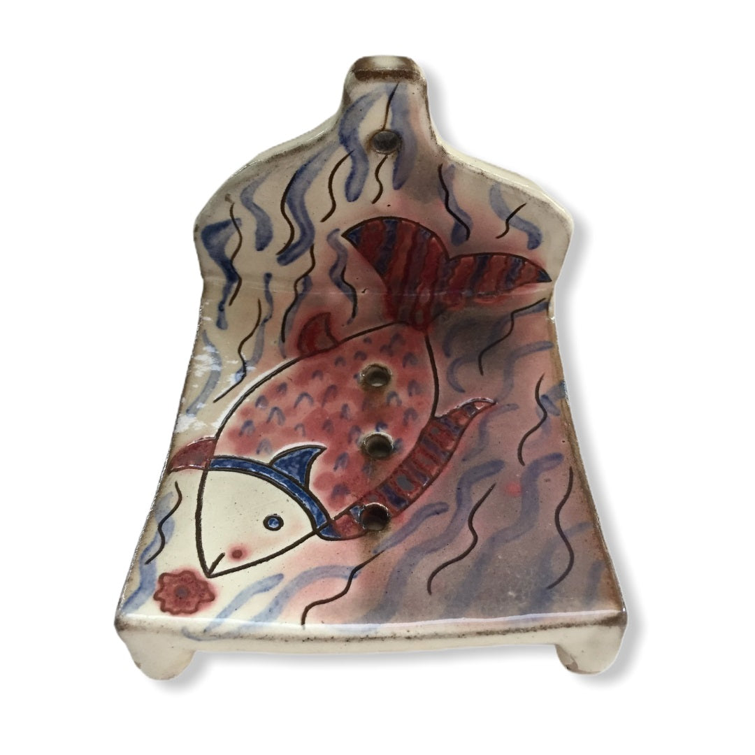 Pottery Soap Holder - Fish