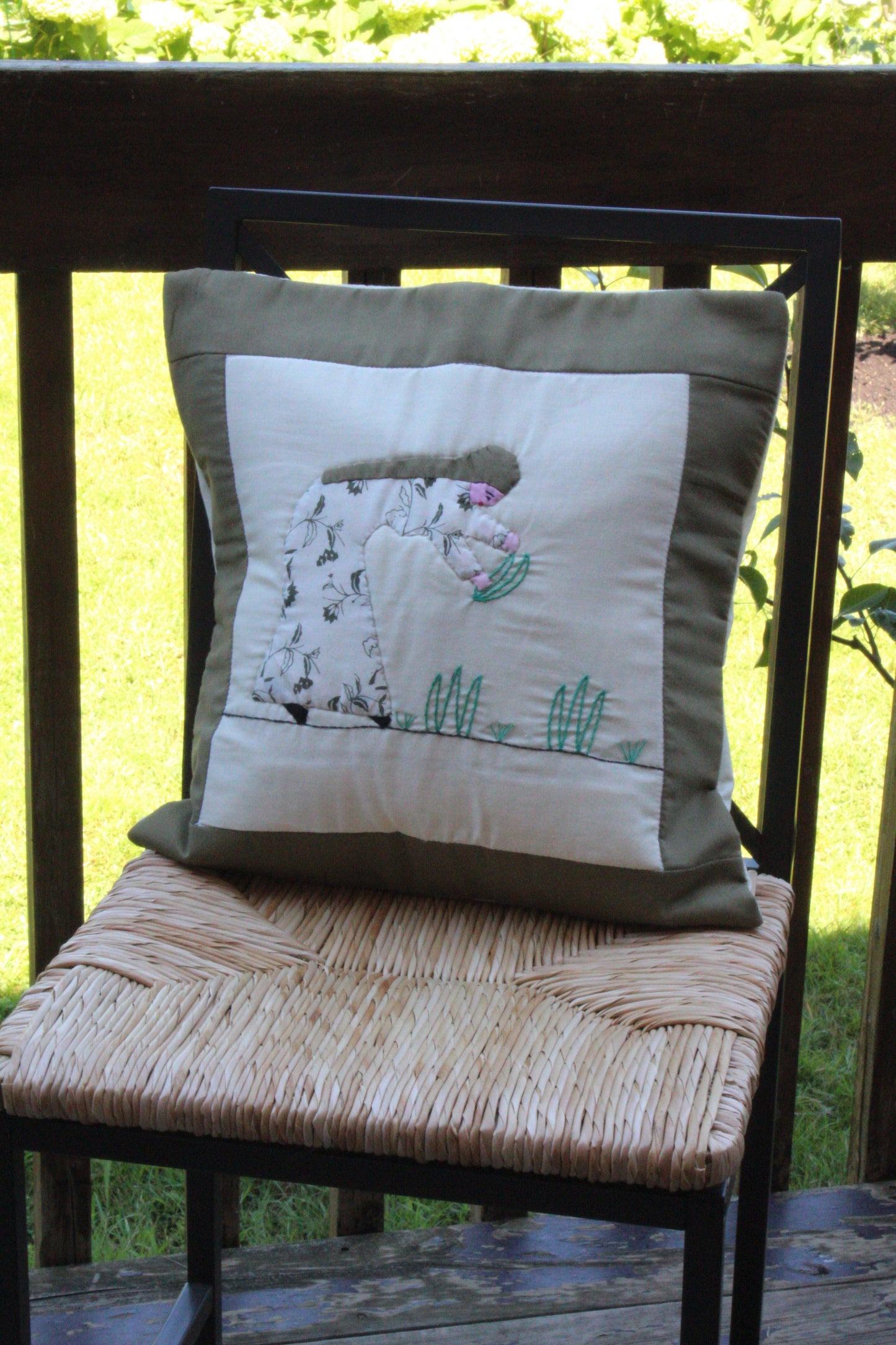 Handmade Egyptian Cotton Patchwork Cushion Cover