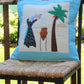 Handmade Egyptian Cotton Patchwork Cushion Cover