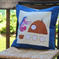 Handmade Egyptian Cotton Patchwork Cushion Cover