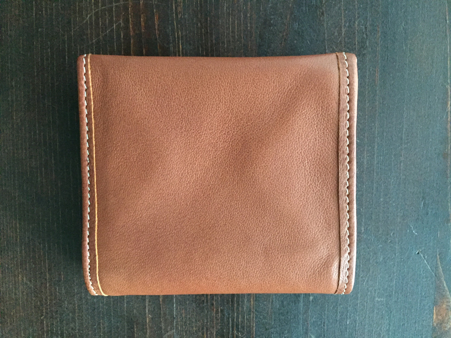 Handmade Leather Wallet with Hand Embroidery - Euro Wallet - Dandarah