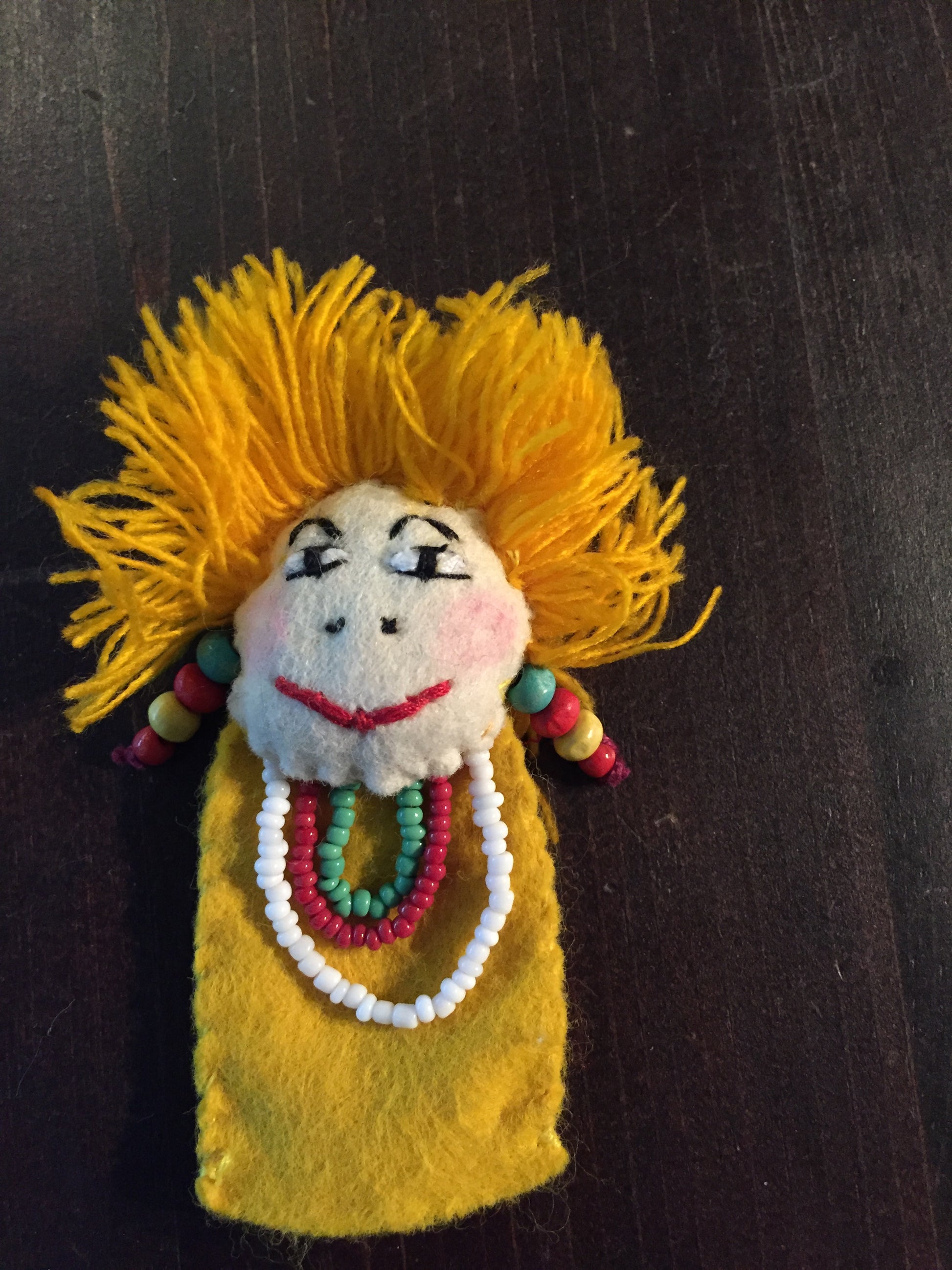 Handmade Finger Puppet - Dandarah