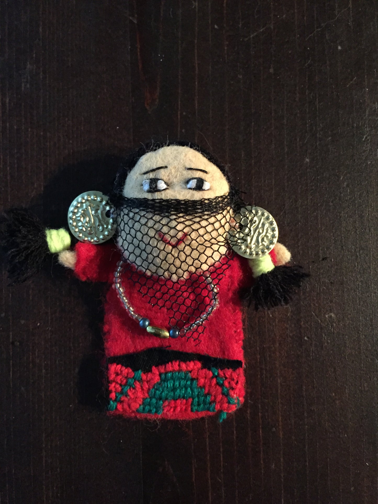 Handmade Finger Puppet - Dandarah