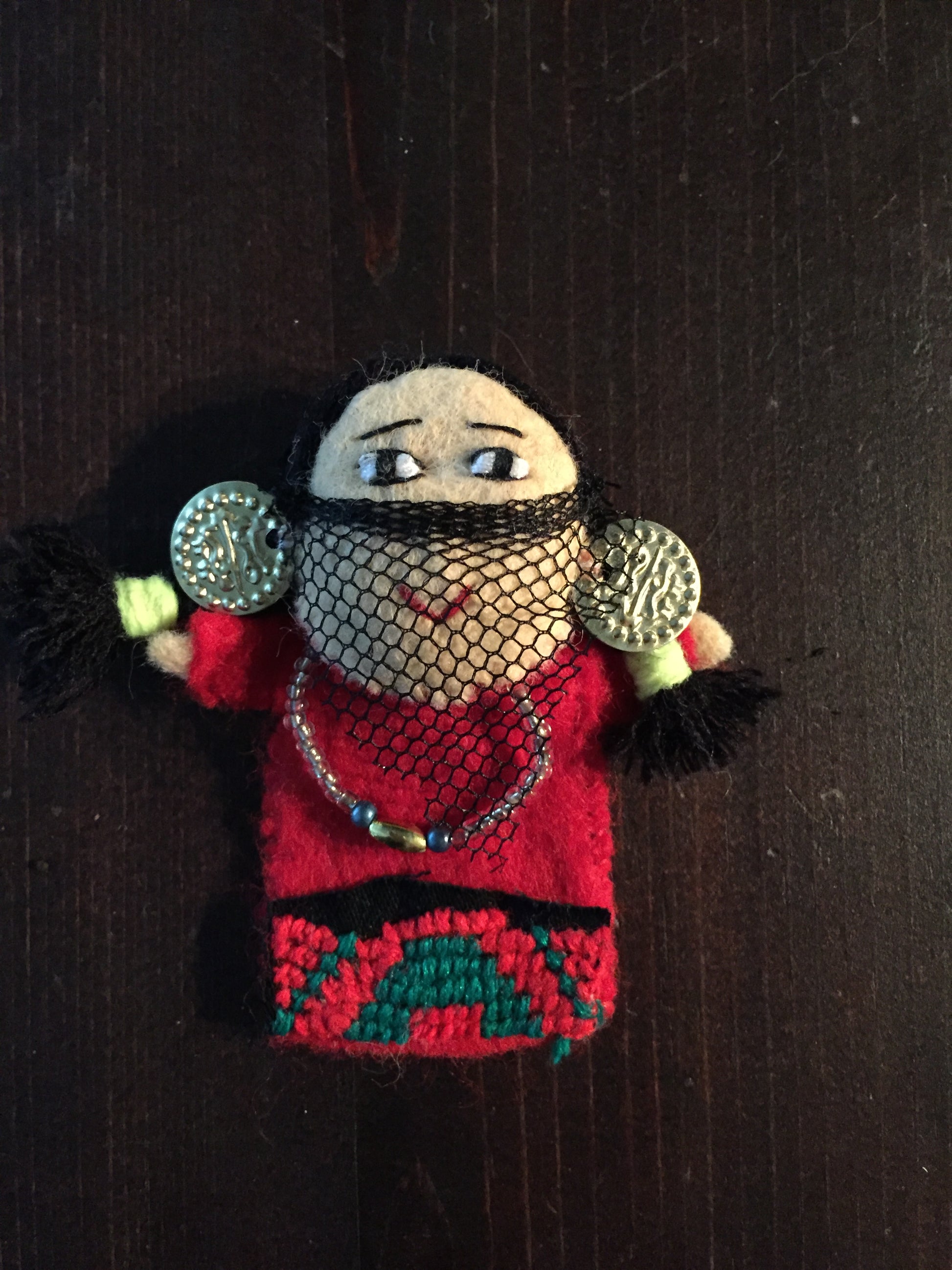 Handmade Finger Puppet - Dandarah