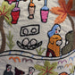 Hand Embroidered Canvas Tote Bag - Off-white