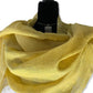Fair Trade Handwoven Linen Scarf - Canary Yellow. Ethically Handmade by Artisans in Egypt