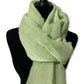 Fair Trade Handwoven Linen Scarf - Pistachio Green. Ethically Handmade by Artisans in Egypt