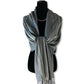 Striped Handwoven Scarf - Shades of Gray