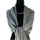 Striped Handwoven Scarf - Shades of Gray