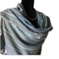 Striped Handwoven Scarf - Shades of Gray