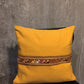 Handwoven Egyptian Cotton Cushion Cover - Hand Embroidered Art - Flock of Birds