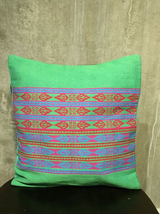 Handwoven Egyptian Cotton Cushion Cover - Paisley Motif - Dandarah