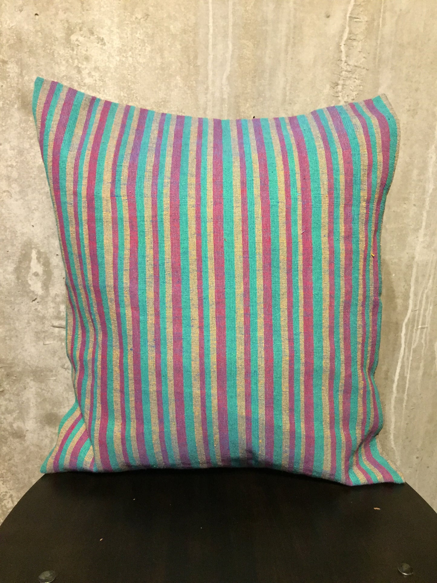 Handwoven Egyptian Cotton Cushion Cover - Striped - Dandarah