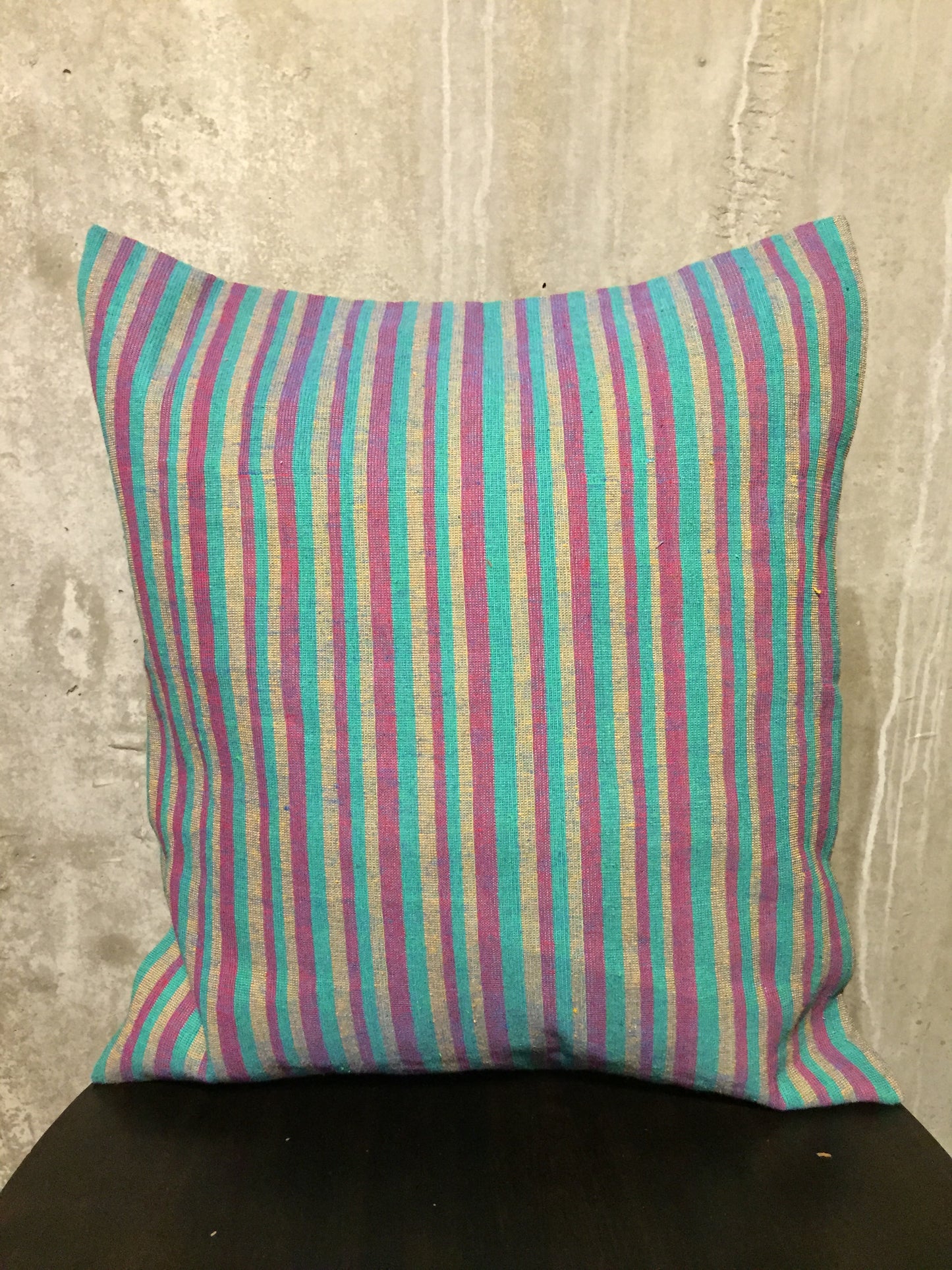 Handwoven Egyptian Cotton Cushion Cover - Striped - Dandarah