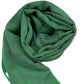 Small Solid Handwoven Scarf - Green & Gray