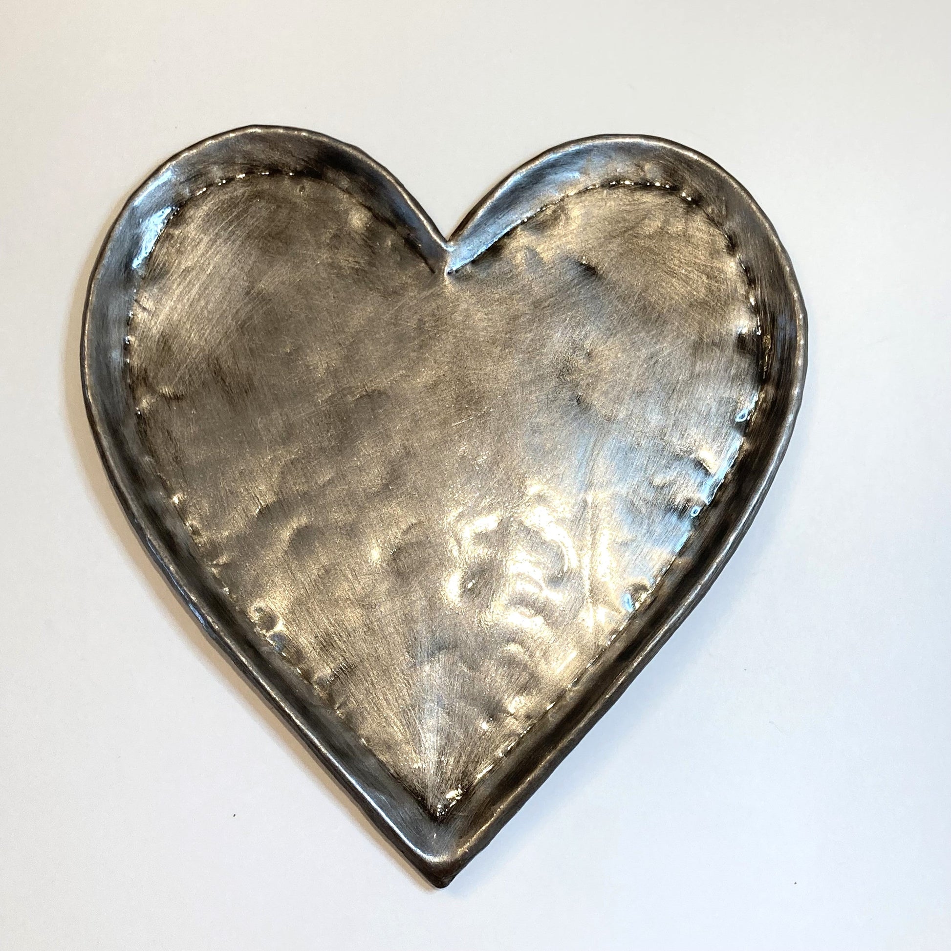 Heart Metal Serving Tray