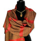 Helyat Handwoven Bamboo Viscose Scarf - Variegated Orange