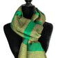 Helyat Handwoven Bamboo Viscose Scarf - Variegated Green
