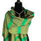 Helyat Handwoven Bamboo Viscose Scarf - Variegated Green