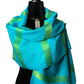 Helyat Handwoven Scarf - Turquoise & Green