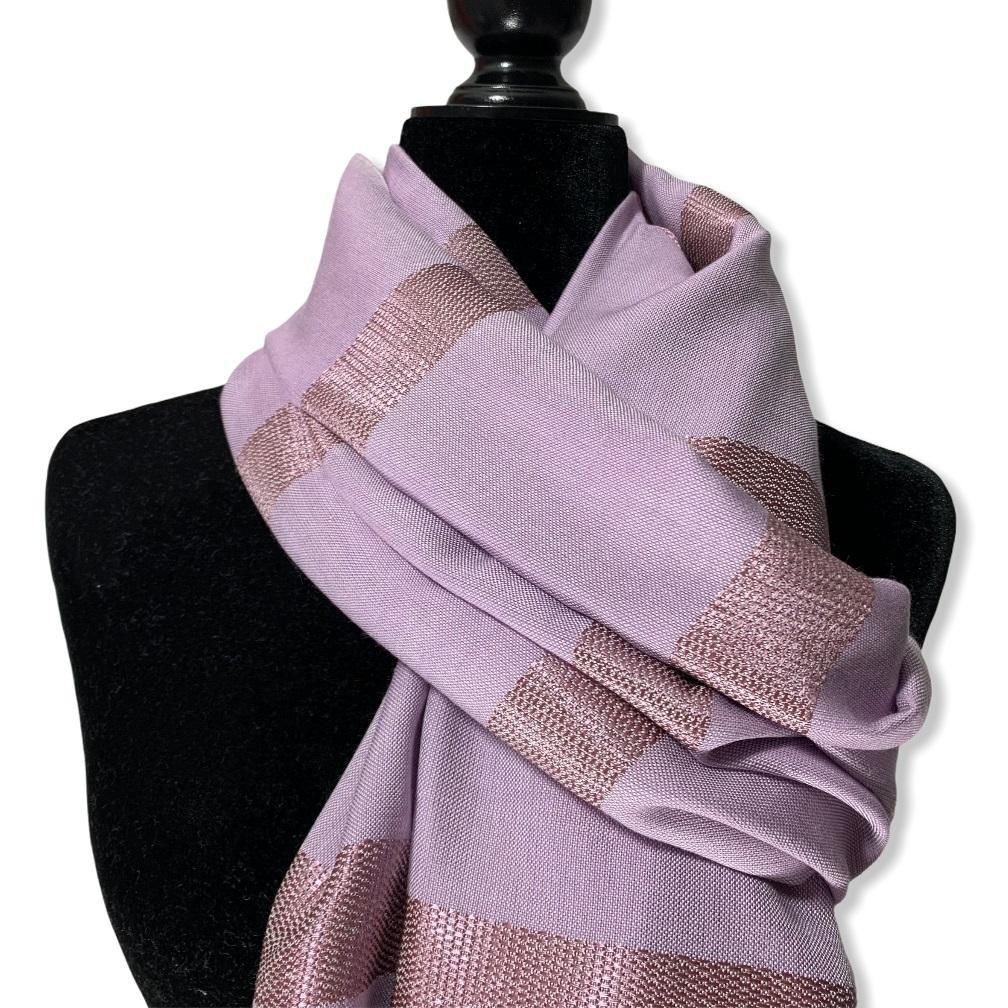 Helyat Handwoven Shawl - Light Lilac