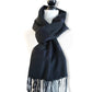 Dandarah Women's Occasion Scarves & Wraps - Artisan Made. Fair trade. Viscose black scarf