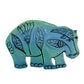 Metal Egyptian Blue Hippo ("William") Ornament