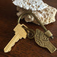 Handmade Brass Key Chain - Pigeon