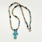 Ancient Egyptian Necklace with Ankh Amulet