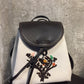 Linen Backpack with Hand Embroidered Tree of Life - Dandarah