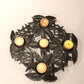 Candle Centerpieces with Upcycled Metal