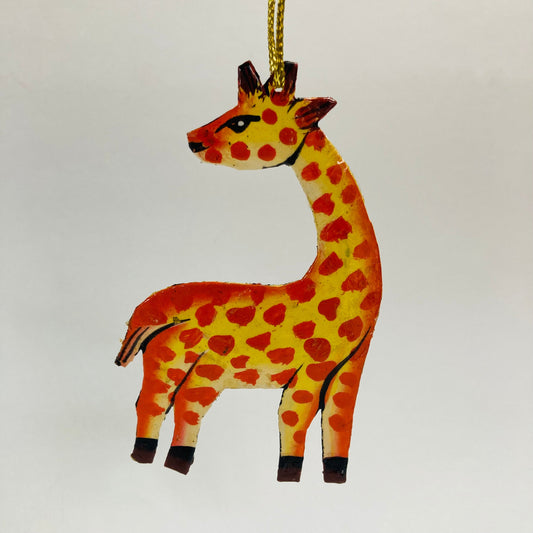 Metal Giraffe Ornament