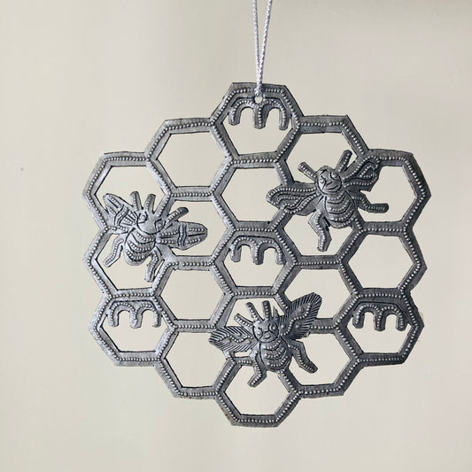 Metal Honeycomb Ornament