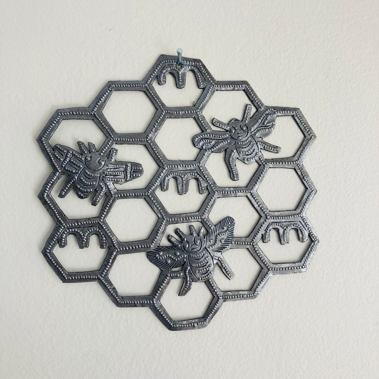 Metal Honeycomb Ornament