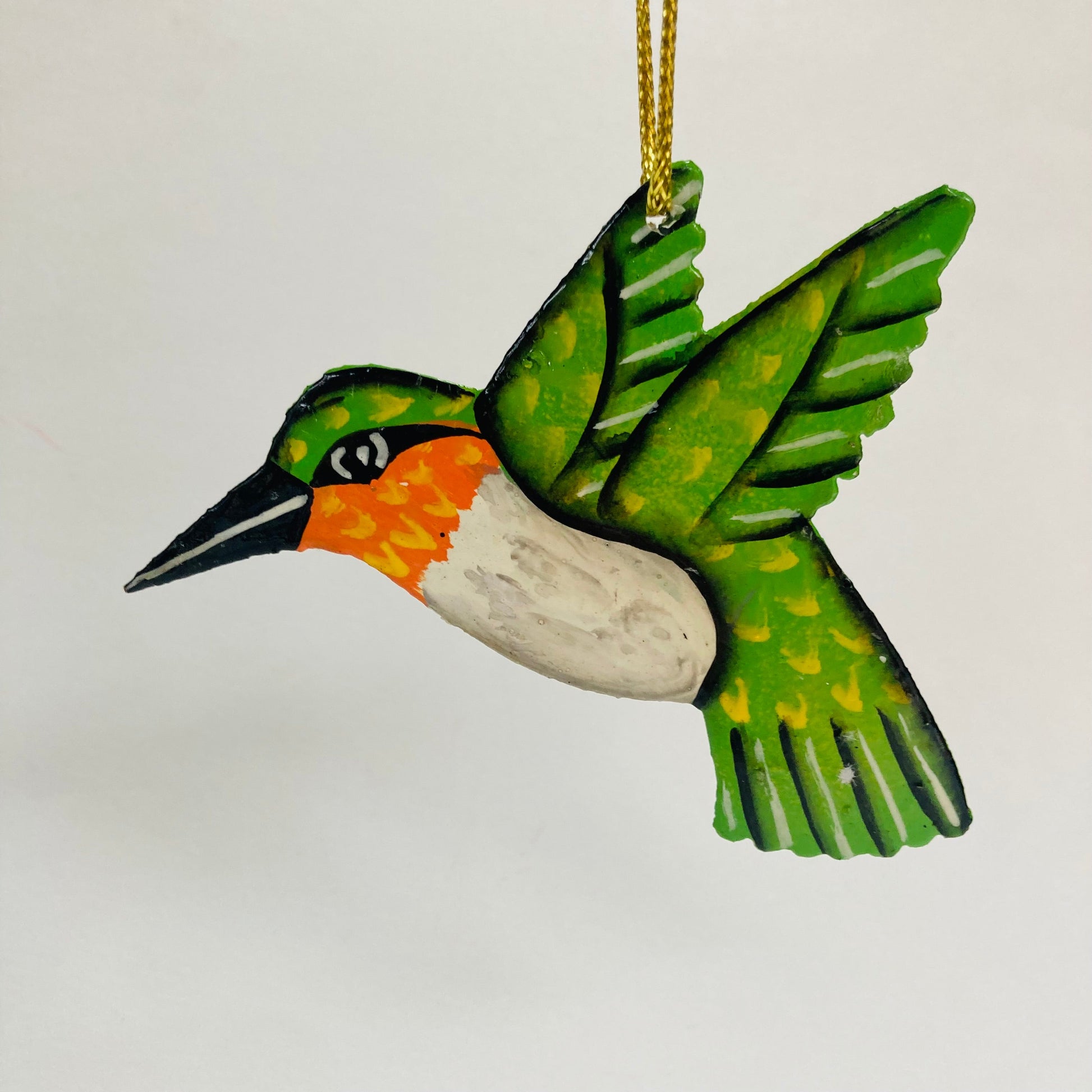 Metal Hummingbird Ornament