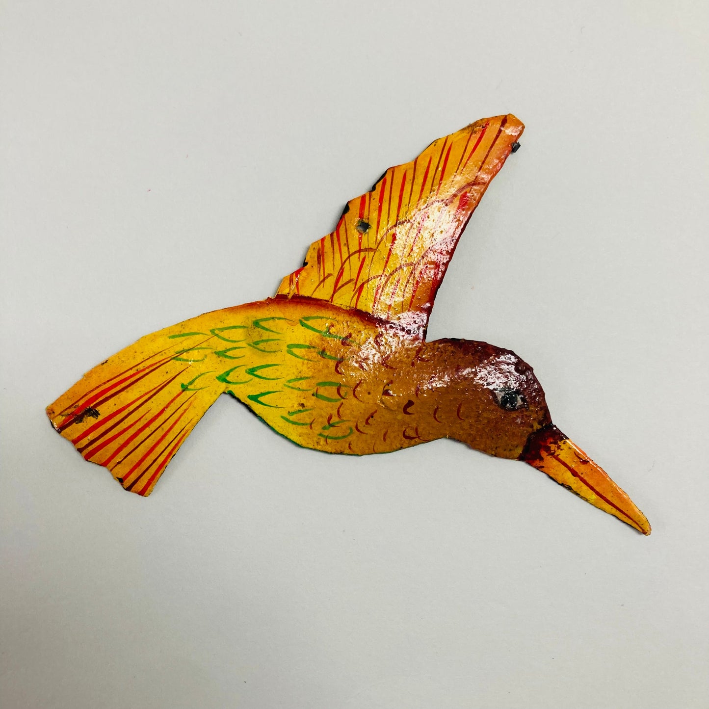 Metal Hummingbird Ornament