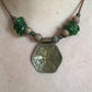 Handmade Brass Necklace - Flower