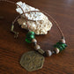 Handmade Brass Necklace - Flower