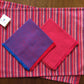 Handwoven Placemats & Napkins - Red & Navy Blue