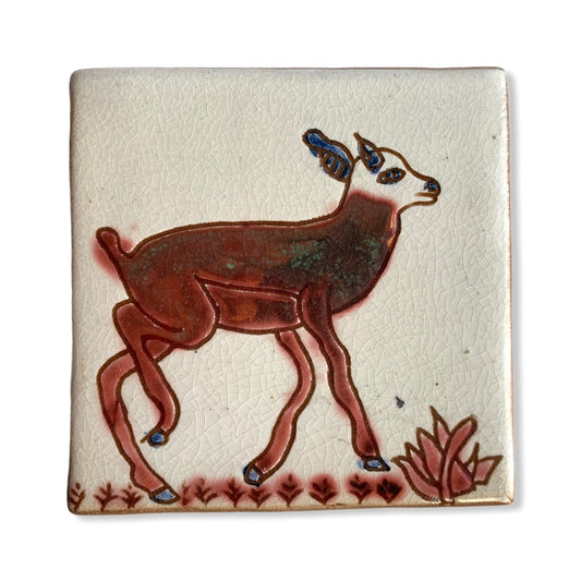 Pottery Coaster - Deer