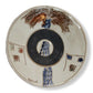 Pottery Round Plate - Lush Palm Tree