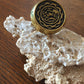 Handmade Brass Ring - Arabic Calligraphy: Joy