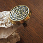 Handmade Brass Ring - Arabic Calligraphy 6