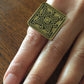 Handmade Brass Ring - Siwa Design: Star