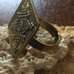 Handmade Brass Ring - Siwa Design: Star