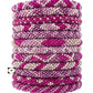 Roll-On Beaded Bracelets - Cotton Candy