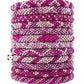 Roll-On Beaded Bracelets - Cotton Candy