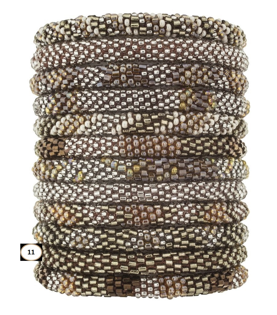 Roll-On Beaded Bracelets - Hazelnut