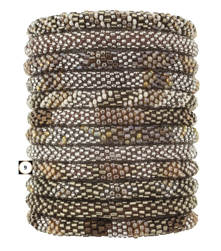 Roll-On Beaded Bracelets - Hazelnut