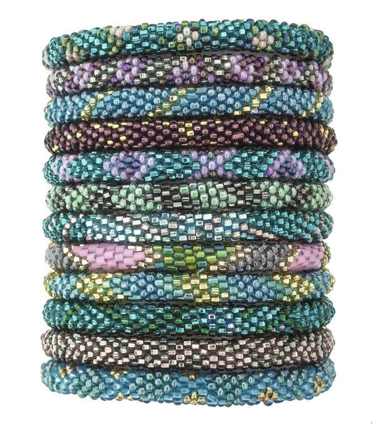 Roll-On Beaded Bracelets - Mermaid